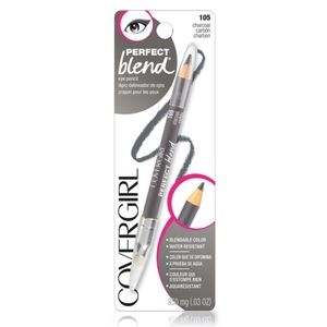 ⚜️3/$25⚜️💋COVERGIRL PERFECT BLEND EYE PENCIL 105 CHARCOAL BLACK💋